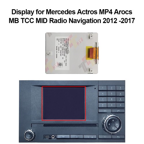 Pantalla AAJ048K001A para Mercedes Actros MP4 Arocs MB TCC MID Radio Navegación - Imagen 2 de 7