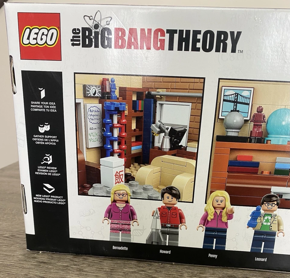 Lego 21302 The Big Bang Theory Nuevo Set de Ideas Selladas Sheldon Raj Penny Foto 3 de 4