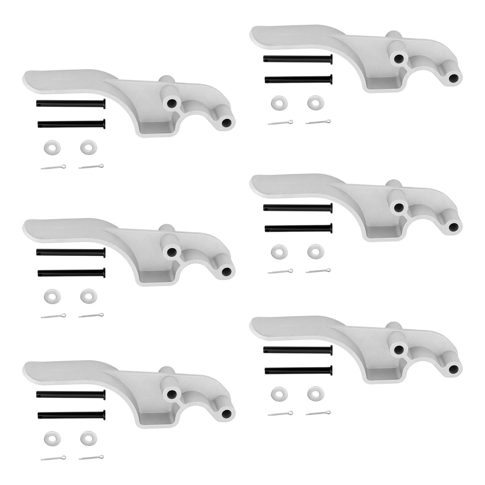 6x Aluminum Tarp Stop Easy-Off Cast Upright Kit Pro Trucking Products 1703604-1