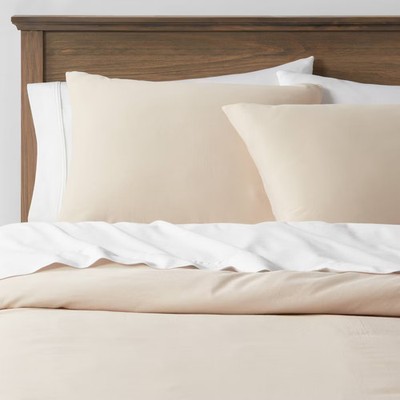 Threshold Duvet Cover Set 100% Cotton Sateen Solid 250TC