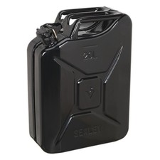 Sealey JC20B Jerry Fuel Can 20ltr - Black