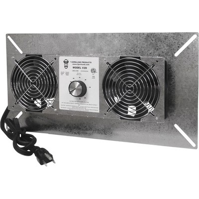 Tjernlund UnderAire Crawl Space Ventilator, Deluxe Two Crawl Space Fan, 220
