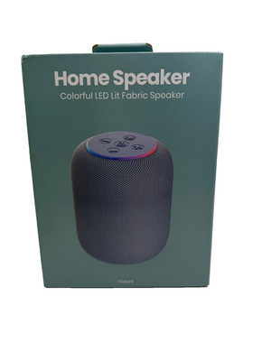 Gems LED Fabric Wireless Bluetooth Speaker   Portable Home Speaker