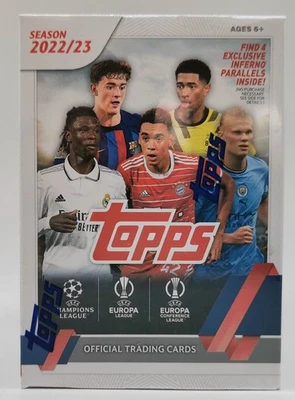 Topps UEFA Club Competitions Soccer Blaster Box 2022-23