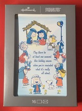PEANUTS Charlie Brown CHRISTMAS GREETING CARDS BOXED SET 16 Cards  Envelopes