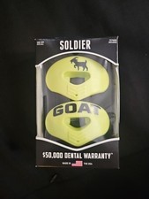 Soldier Sports Elite Air Mouth Guard Lip Protector THE GOAT Neon Yellow New