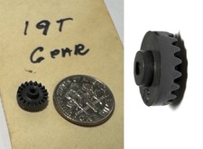 1pc 1960s Original Aurora 19T T-Jet Thunderjet Slot Car CROWN GEAR Unused OEM