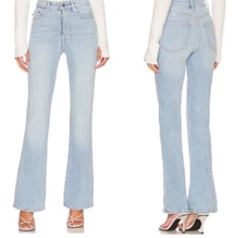 Lovers and Friends Reece High Rise Slim Straight in Harland 27 New Womens Denim