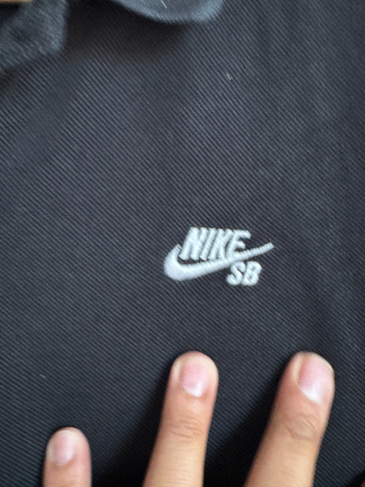 Nike SB Dri-FIT Pique Polo Shirt - Black image 3