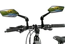 1 Pair of Bike Mirrors, E-Bike Handlebar Mirrors 360° Rotating Cycling Rear View