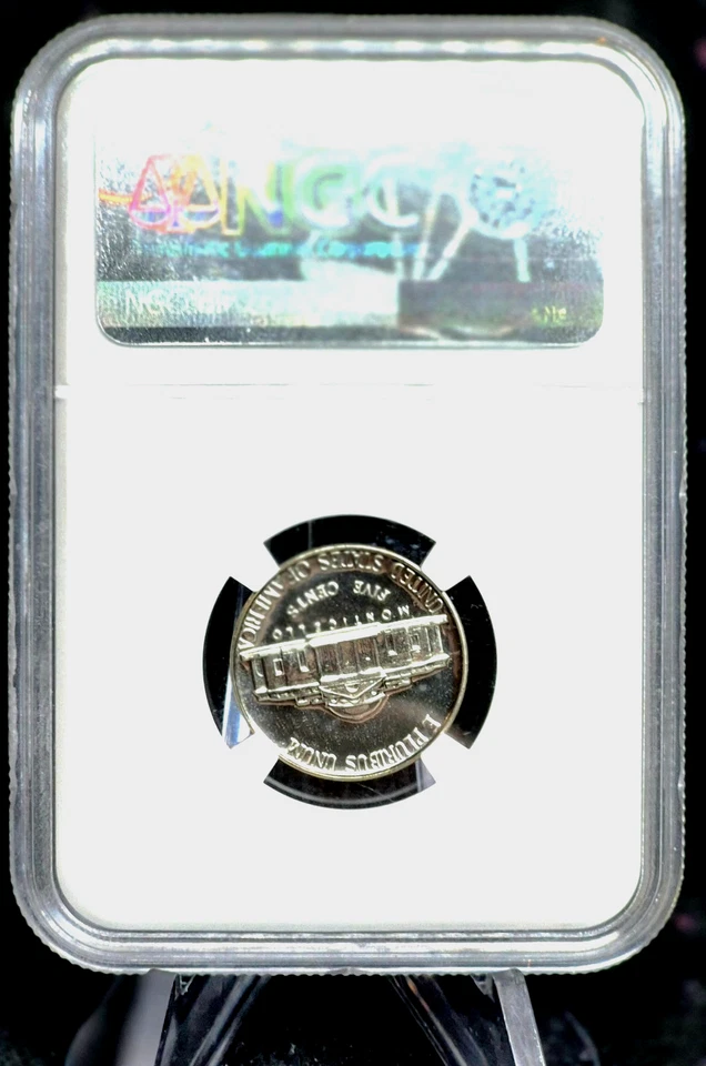 1953 NGC PF68 Proof Jefferson Nickel PR68 Incredibly Nice Rotated Die Error 5C - Image 2 of 4
