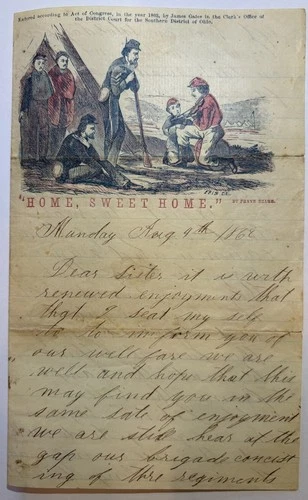 CIVIL WAR Union Soldier Letter June 1862 Original Cumberland Gap Foraging Camp