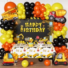 Construction Party Supplies Dump Truck Party Decorations Kits Set arch kit Ga...
