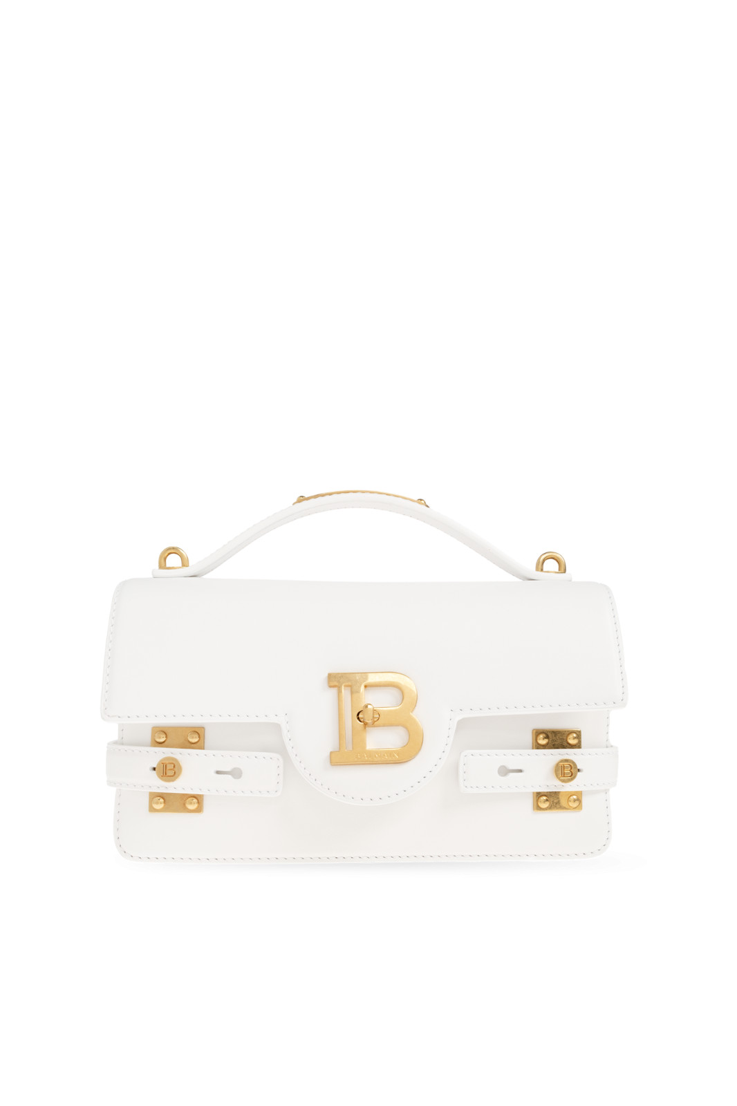 BALMAIN B-Buzz 24 White Shoulder Bag New & Authentic