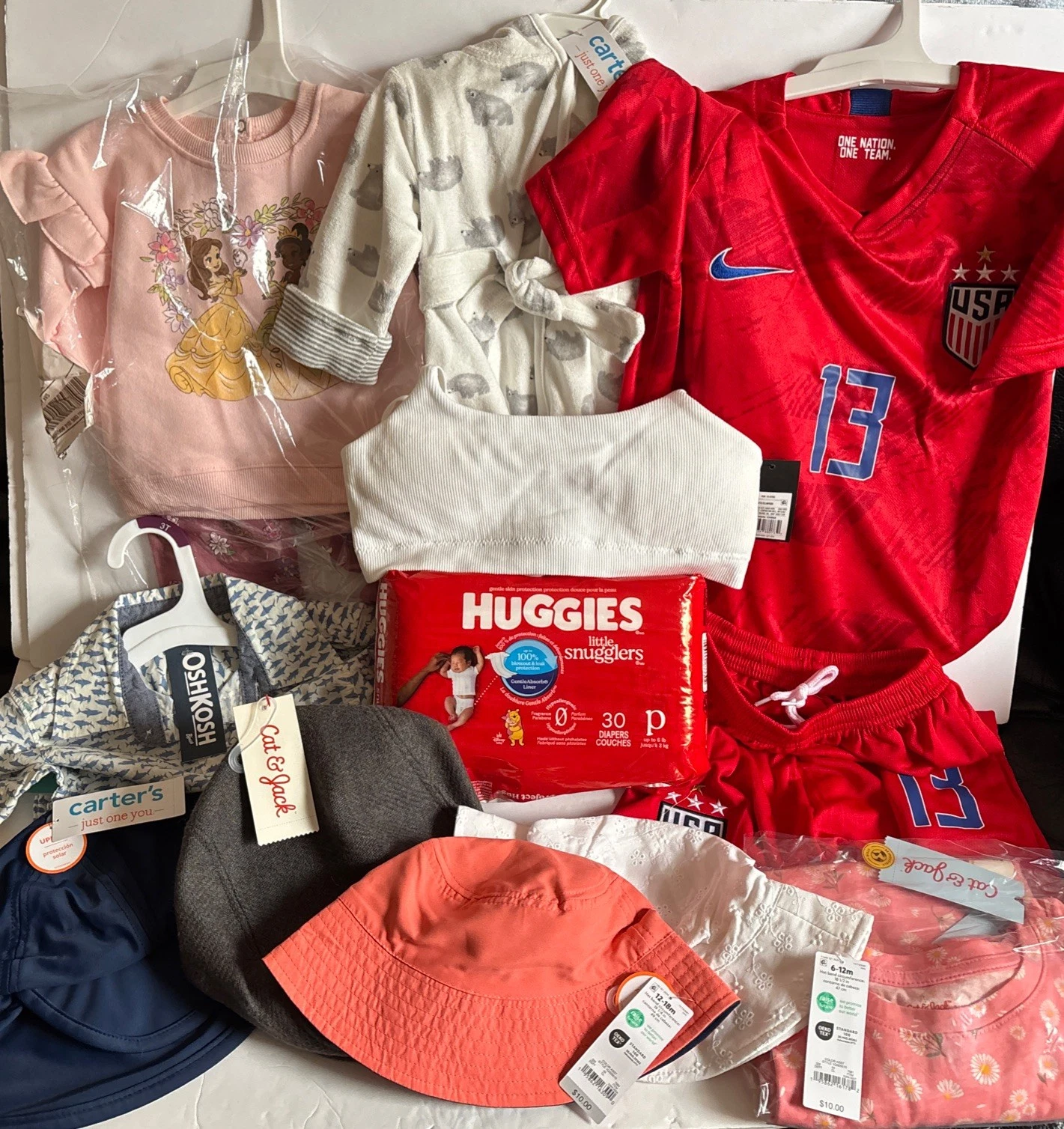 WHOLESALE LOT OF 10 NEW Clothes Kids Baby Mixed Sizes Variety Reseller Inventory