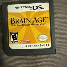 Brain Age: Train Your Brain in Minutes a Day (Nintendo DS, 2006) Game Only
