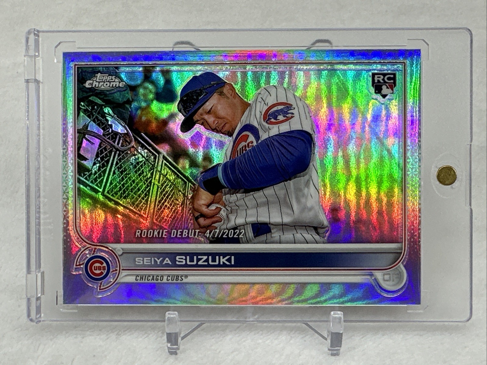 2022 Topps Chrome Update Seiya Suzuki Rookie Debut Refractor /299