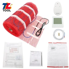 100 Sqft Mat Kit 120V 1200 Watts Floor Heating System Underfloor Heating