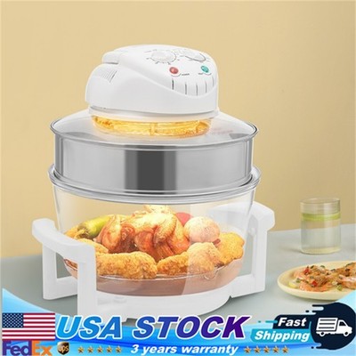 17L Turbo Air Fryer Convection Oven Oil-Less Electric Grill Roaster bake Cooker