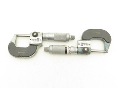 Mitutoyo 193-211 Mechanical Digit Counter Micrometer 0-1'' Range No Case LOT OF 2