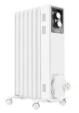 Dimplex 1.5kW Radiator ECR15, Oil Free Eco Column free, White 