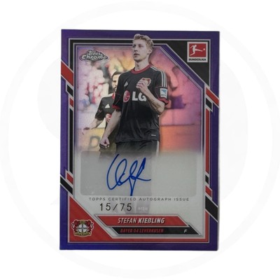 Stefan Kießling Auto Purple /75 Topps Chrome Bundesliga 2025-26