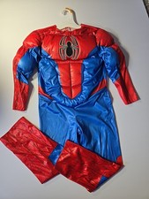 Marvel Spider-Man Deluxe Costume Kids Size S Jazwares Dress-up Halloween Nwot