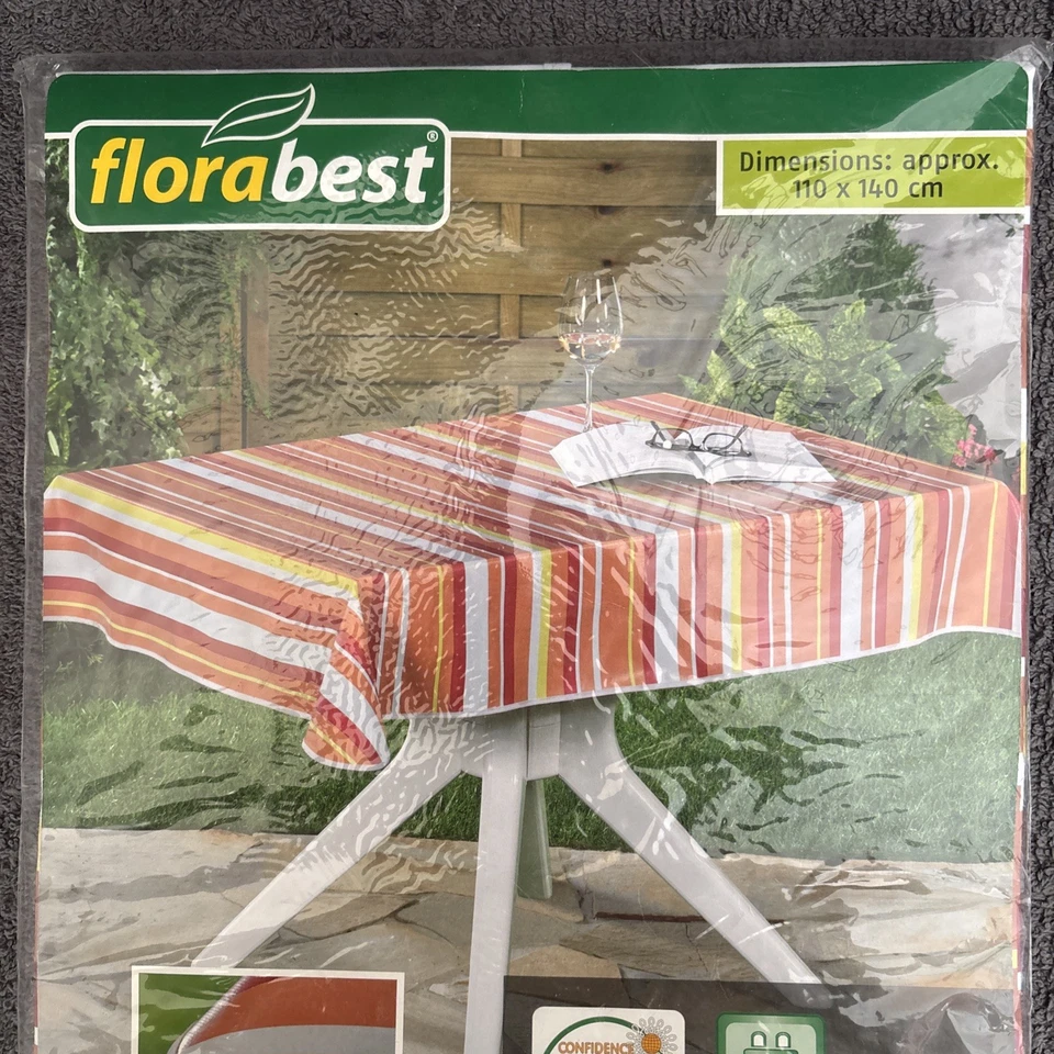 Summer / Picnic / BBQ - Vibrant Tablecloth 100x140cm PVC - Vinyl New in pack - Image 2 of 4
