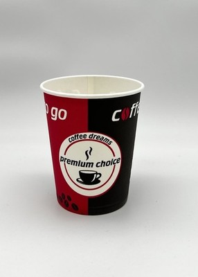 Kaffeebecher 200ml/8oz 1000stk Pappbecher Coffee to go Einweg Becher Trinkbecher