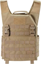 Lancer Tactical Lightweight Adaptive Recon Airsoft Vest w/Quick Tan 