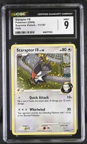 CGC 9 Staraptor FB 11/147 Holo Supreme Victors Pokémon Card