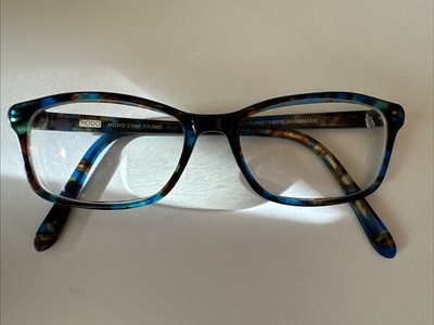 MODO Eyeglasses FRAMES ONLY LAPIS 6522 Brown Blue Tortoise 50 16 142 Handmade