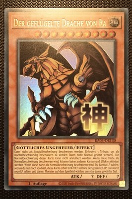 Der geflügelte Drache von Ra - RA05, Ultra Rare, 1. Auflage, YuGiOh.