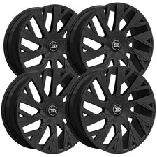 Set Of 4 Drastic Ds13 20x8.5 5x4.55x120 35mm Gloss Black Wheels Rims