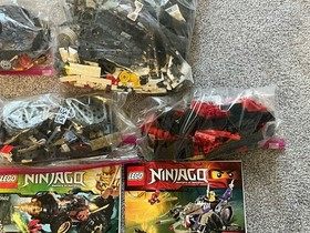LEGO Ninjago Incomplete Sets Lot - 9449, 70502, 70721, 70601, 70745