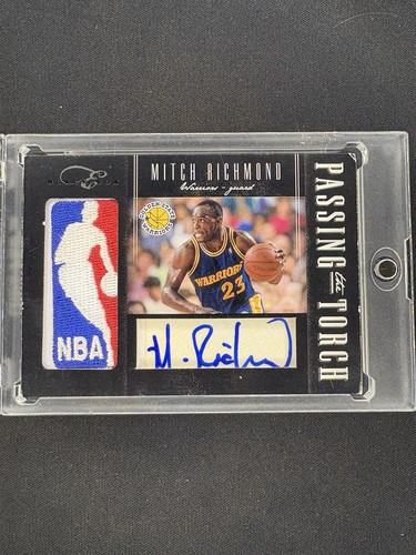 Mitch Richmond Monta Ellis Passing The Torch /149 Logo Man Auto 2011 Panini