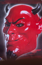 Men's Scream Queen's Red Devil Mask