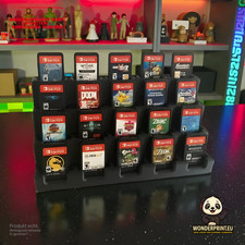 Spielehalter passend für Nintendo Switch 1 / 2 Spiele Stand Ständer Display