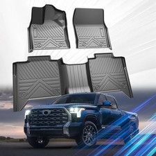 Car Floor Mats for Toyota Tundra 2022-2024 2025 2026 CrewMax Cab Accessories,...