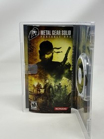 Metal Gear Solid Portable Ops PlayStation Portable PSP Complete CIB Black Label
