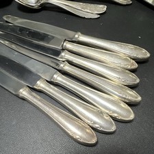 Bruckmann Messer Silber, 800 90 Silber gestempelt, Monogramm "LD" sehr alt