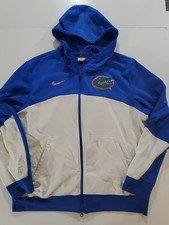 Nike Men s Florida Gators Elite Therma-Fit Zip up Jacket Blue White Size XL
