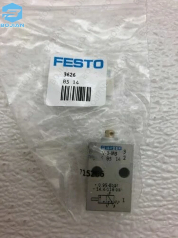 1pc FESTO V-3-M5 3626 Stem Actuated Valve New - Image 2 of 2