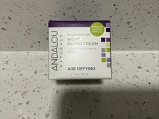 Andalou Naturals Age Defying Resveratrol Q10 Night Repair Cream 1.7 oz