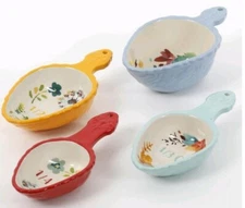 Pioneer Woman ~ Set of Four (4) Stoneware Measuring Cups ~ WILLOW