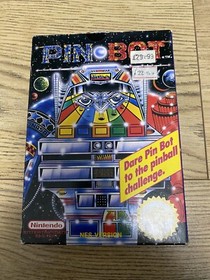 Pin Bot Nintendo Nes Game PAL UK Boxed Pinbot CIB- Excellent & Protector Case