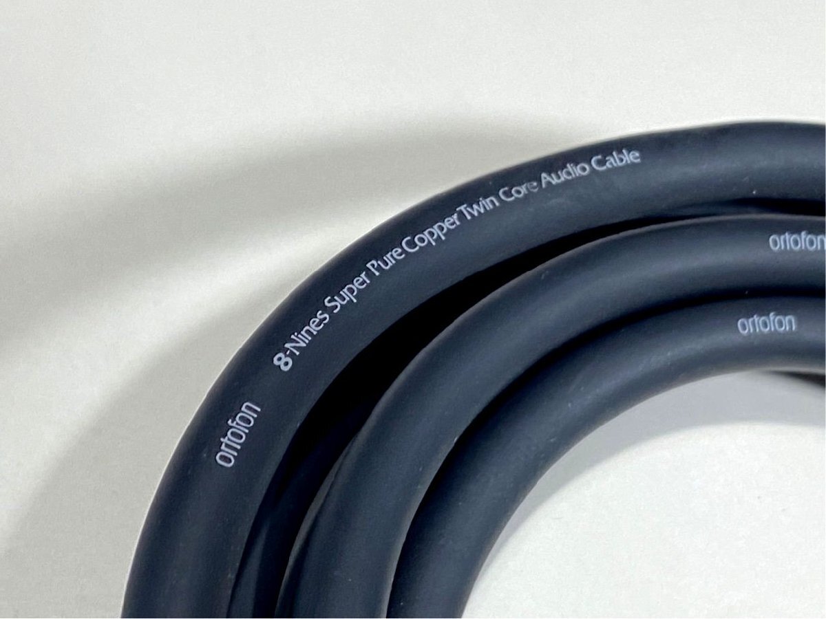 ORTOFON 8-NINES SUPER PURE COPPER TWIN CORE AUDIO CABLE RCA