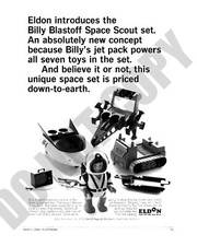 March 1968 Eldon Ad For Billy Blastoff Space Scout Set In Playthings 8x10 Photo