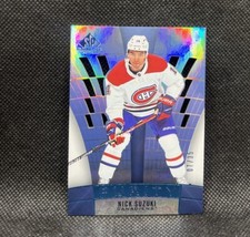 Nick Suzuki /35 Platinum 2021-22 Upper Deck SP Game Used #P-23 Montreal Card
