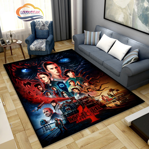 Stranger Things Rug Ideas Stranger Things 3D Carpets Anti-Slip Floor Rugs Bedroom Decors Mat ...